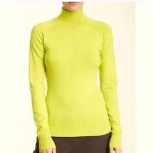 L.A.M.B. Silk Cashmere Blend Turtleneck Sweater Size M